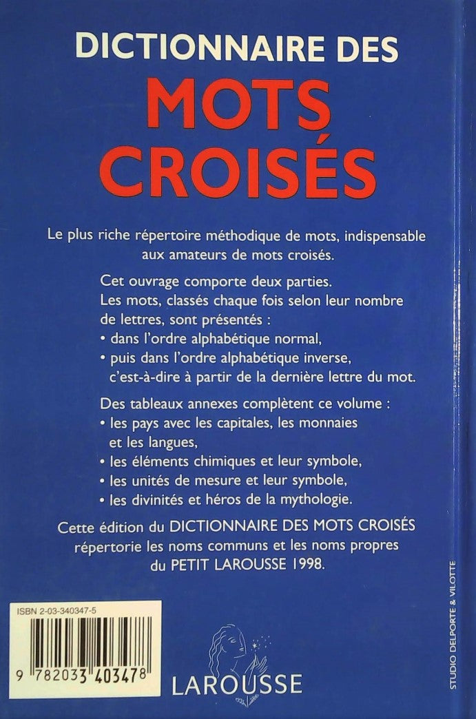 Dictionnaire des mots croisés