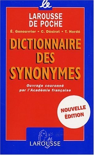 Dictionnaire des synonymes - É. Genouvrier