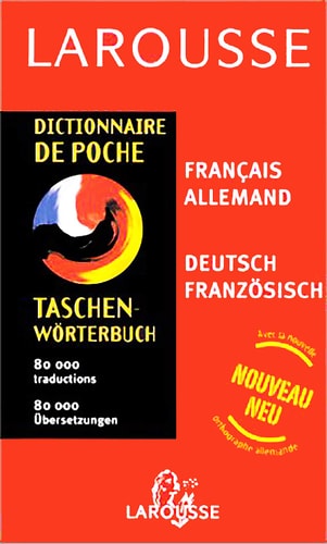 Livre Dictionnaire de poche français-allemand, allemand-français (Collectif) (Livre d'occasion)...