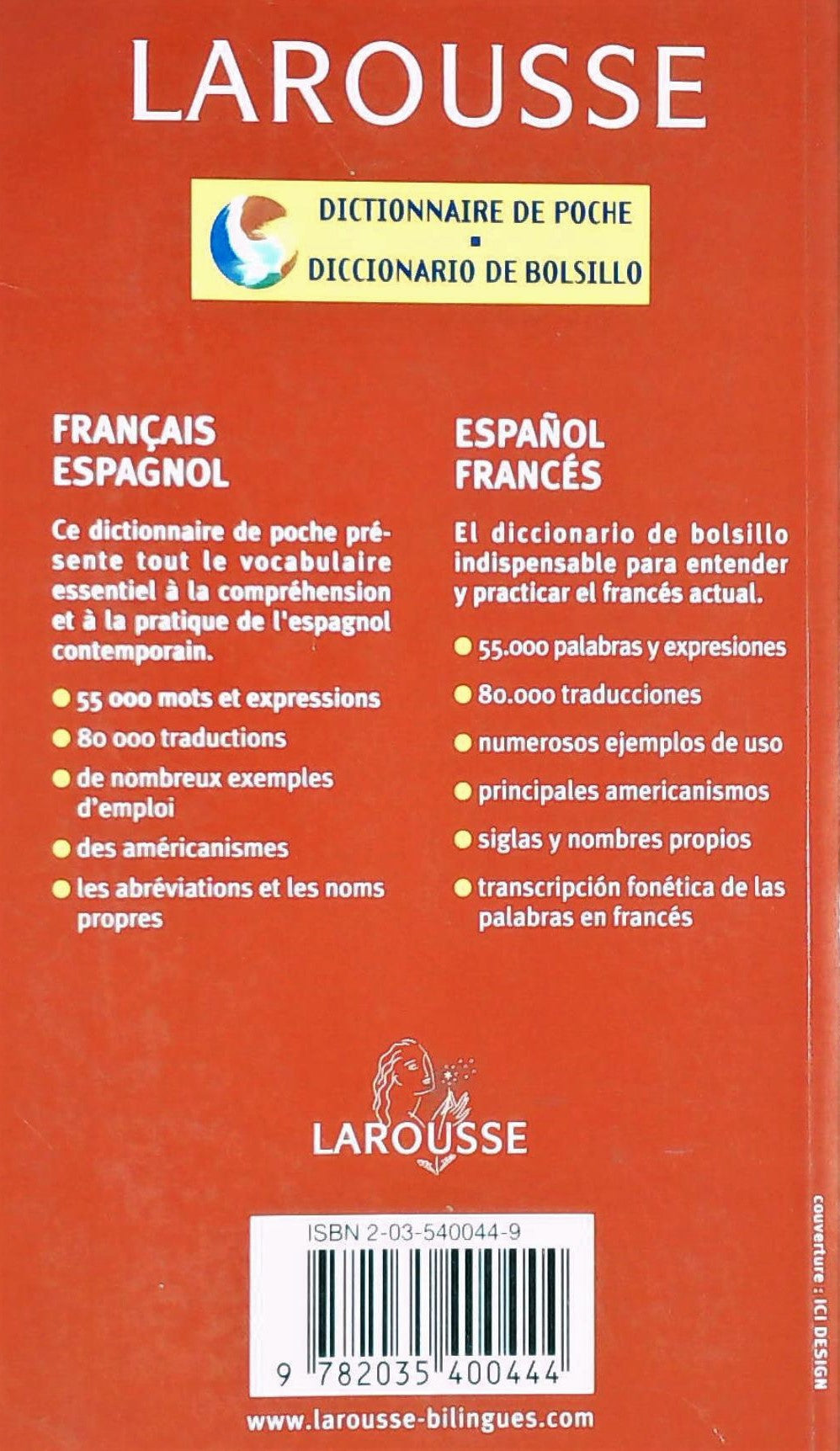 Livre Dictionnaire de poche Français-Espagnol - Collectif (Livre d'occasion) - ISBN 2035400449