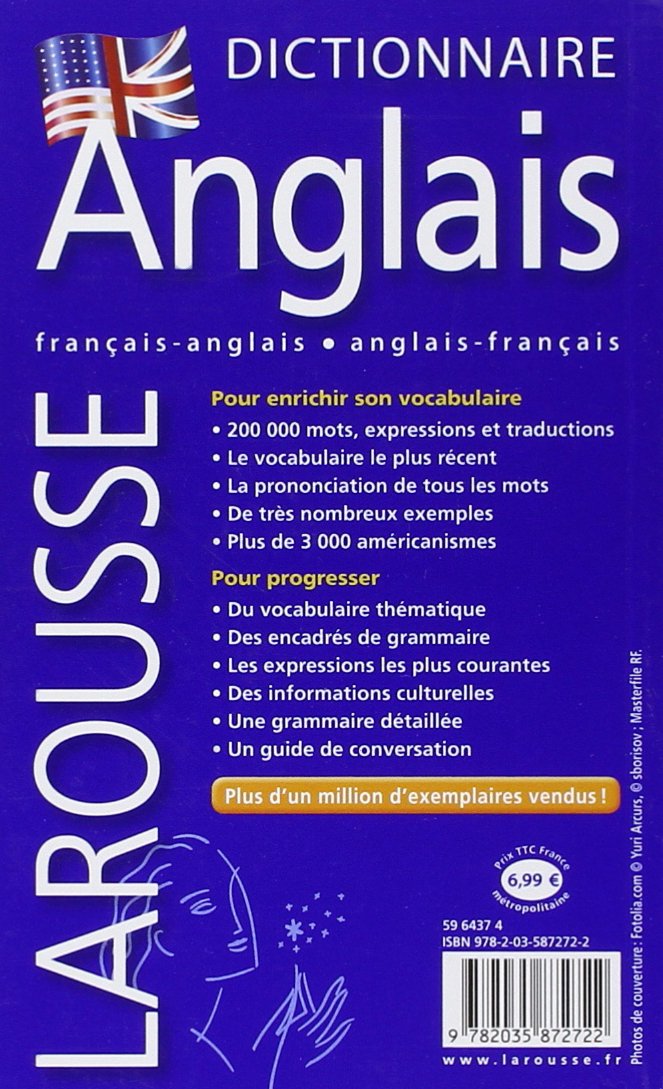 Dictionnaire Larousse Poche Anglais-Francais-Anglais  English-French-English Dictionary