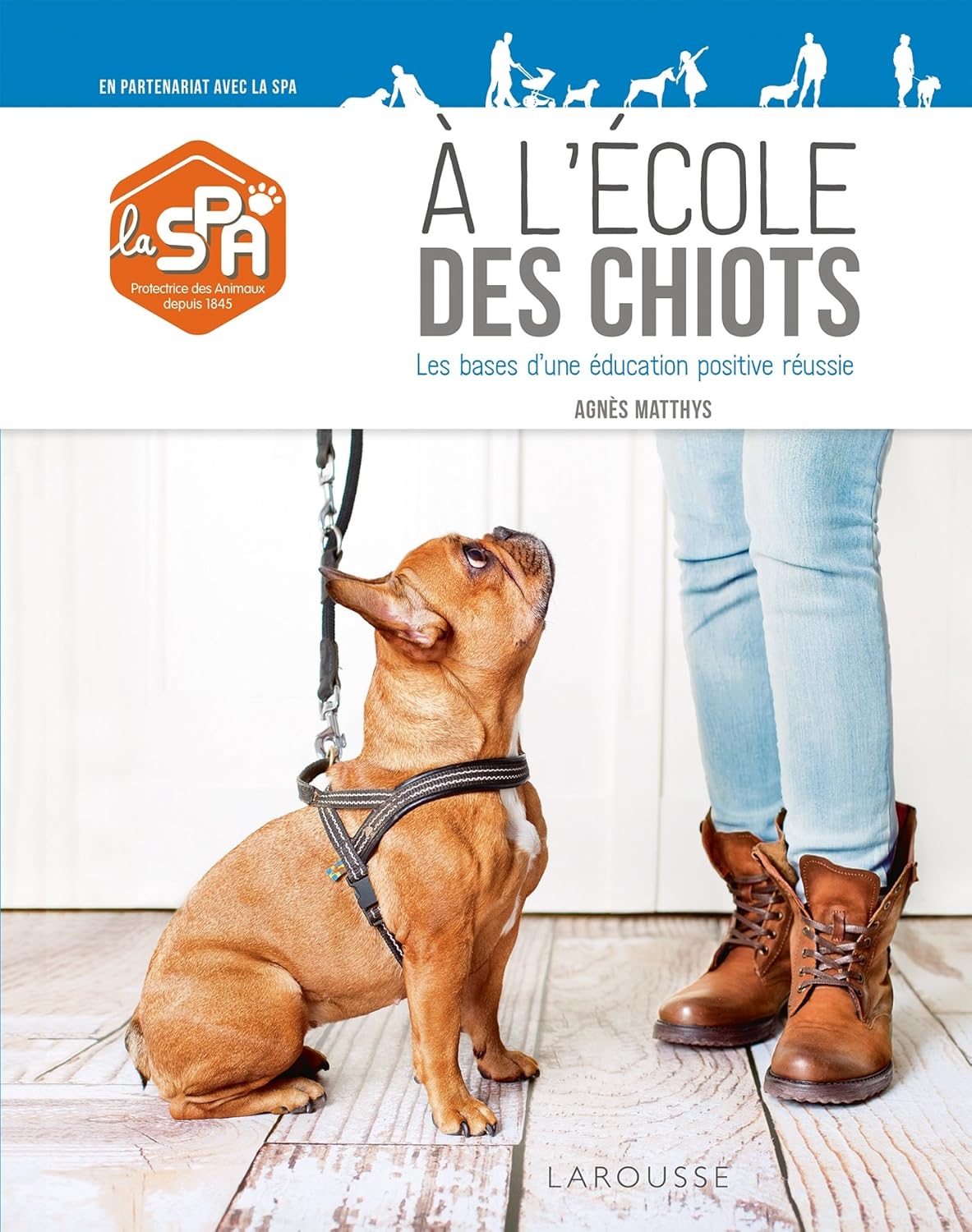 Livre À l'école des chiots : Les bases d'une éducation positive réussie - Agnès Matthys (Livre d'...