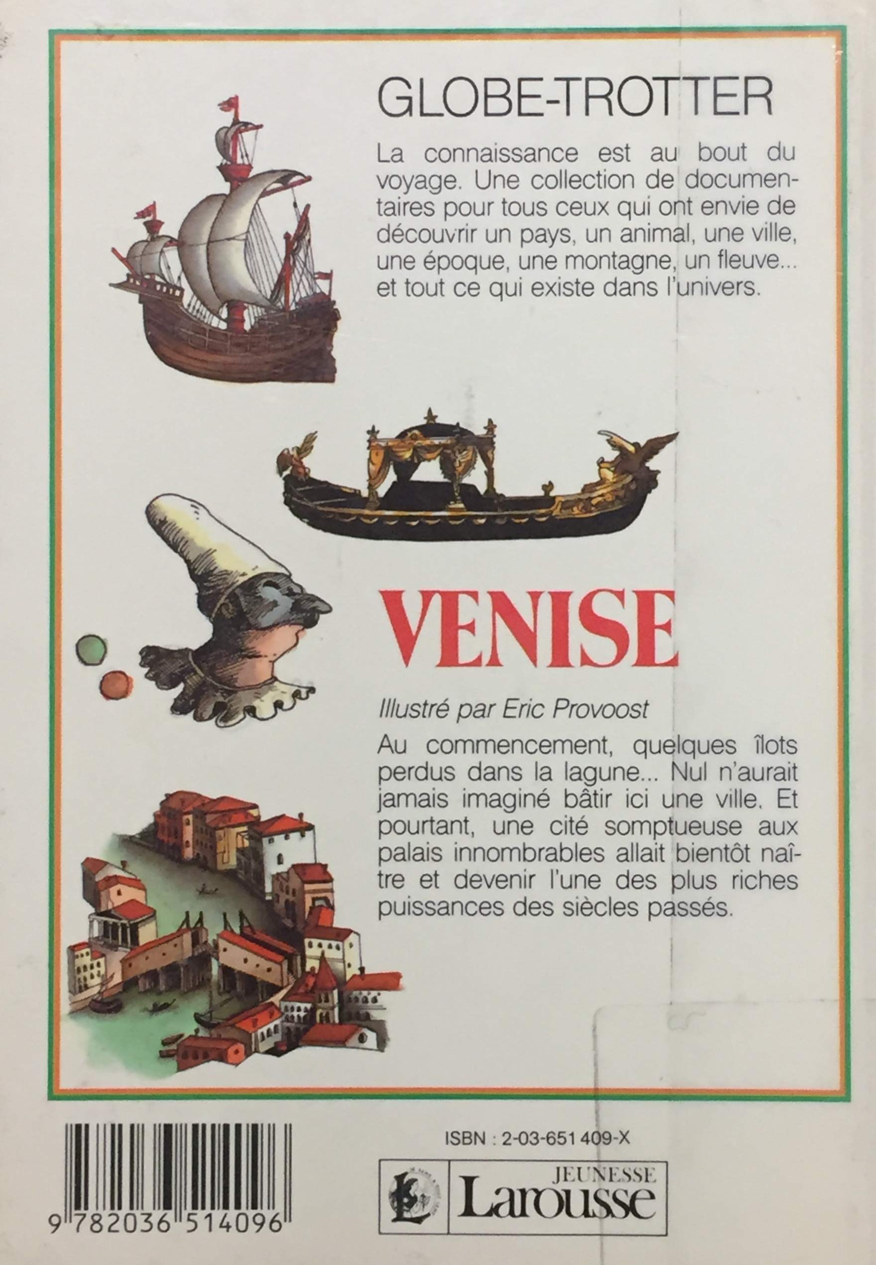 Livre Les villes ont une histoire : Venise - Emmanuelle Belloc (Livre d'occasion) - ISBN 203651409X