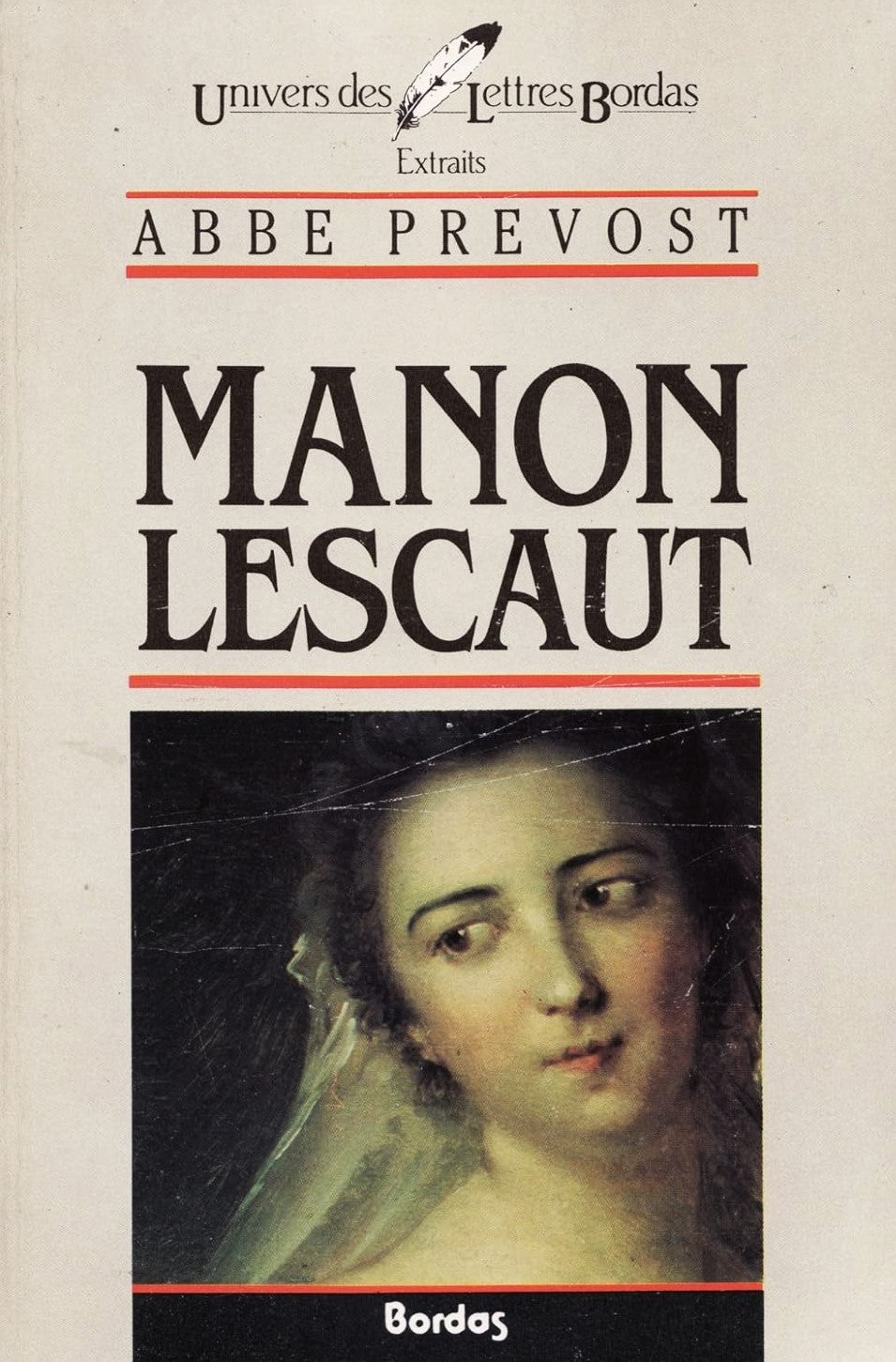 Livre Manon Lescaut - Abbé Prévost (Livre d'occasion) - ISBN 204016068X