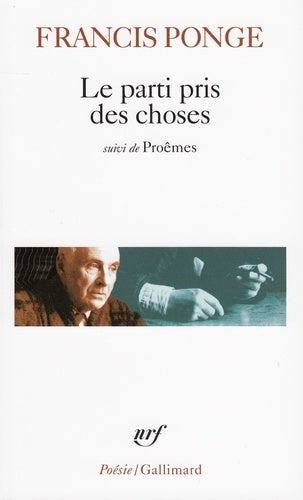 Livre Le parti pris des choses -suivi de- Proêmes - Francis Ponge (Livre d'occasion) - ISBN 20703...
