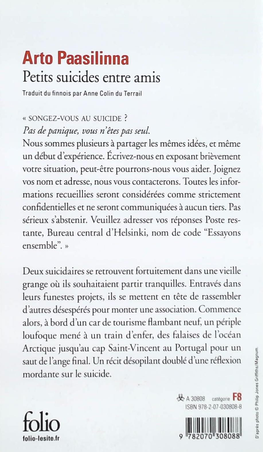 Petits suicides entre amis (Arto Paasilinna)