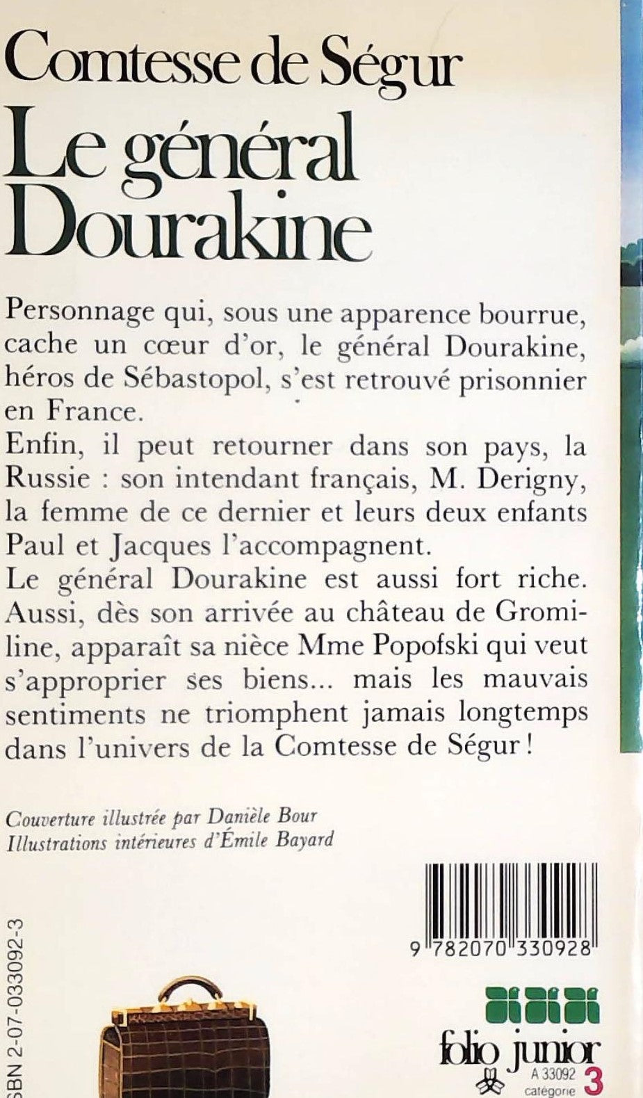 Livre Le général Dourakine - Comtesse de Ségur (Livre d'occasion) - ISBN 2070330923