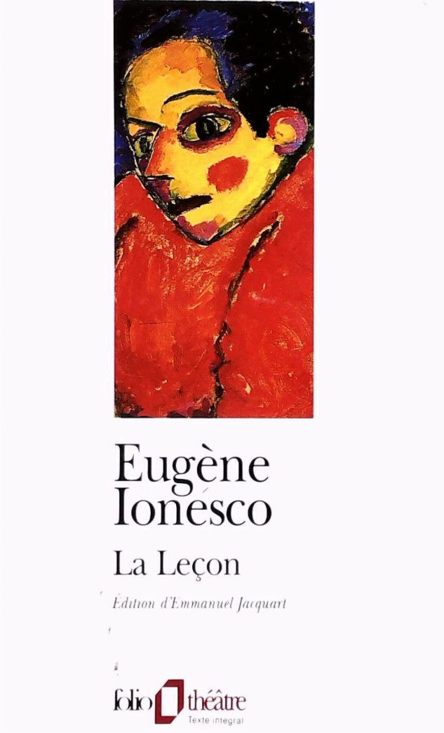 Livre La leçon - Eugène Ionesco (Livre d'occasion) - ISBN 2070388654
