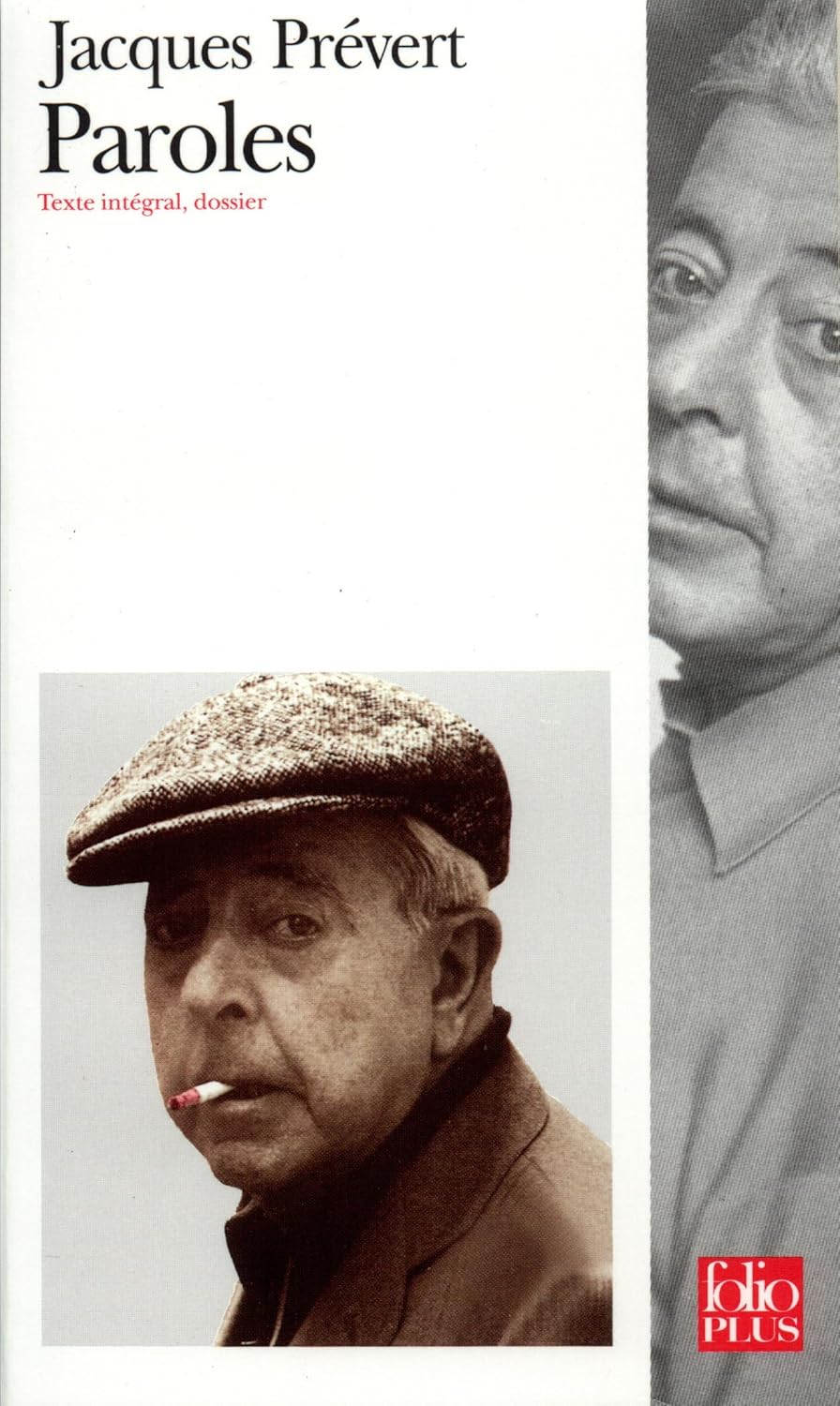 Livre Paroles - Jacques Prévert (Livre d'occasion) - ISBN 2070394255