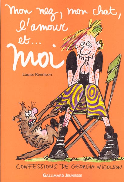 Livre Mon nez, mon chat, l'amour et... moi - Louise Rennison (Livre d'occasion) - ISBN 207054138X