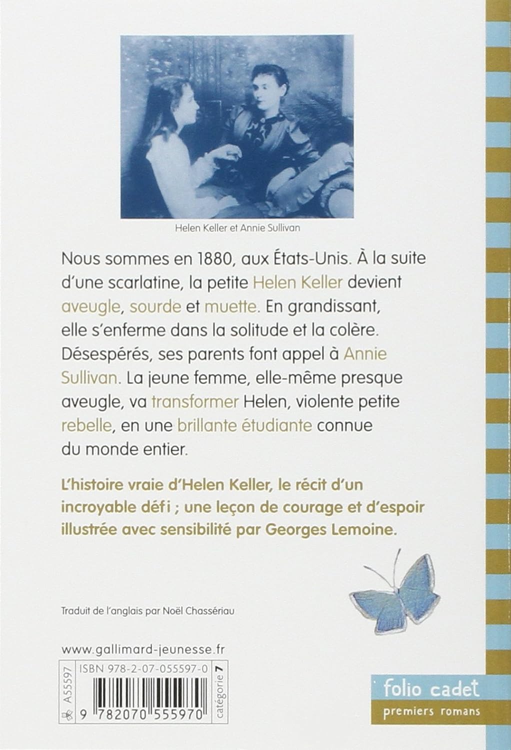 Livre La métamorphose d'Helen Keller - Margaret Davidson (Livre d'occasion) - ISBN 2070555976