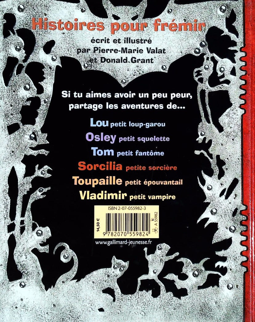 Livre Histoires pour frémir - Pierre-Marie Valat (Livre d'occasion) - ISBN 2070559823