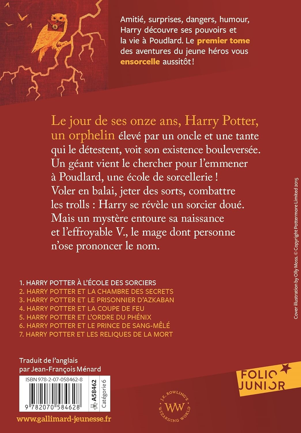 Harry Porter (FR) # 1 : Harry Potter à l'école des sorciers (J.K. Rowling)