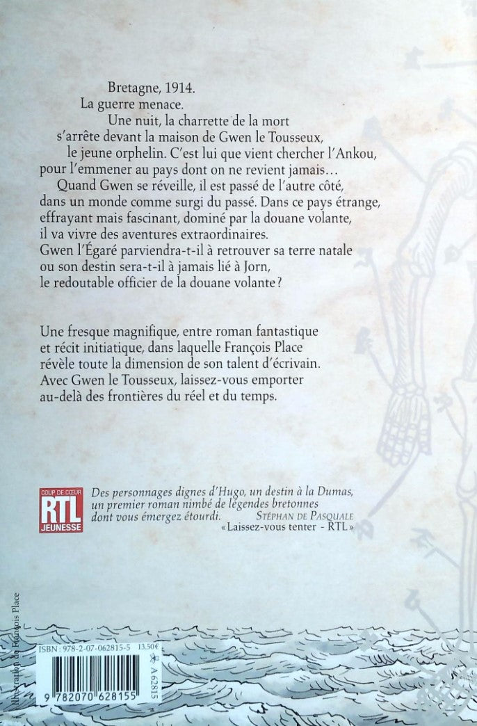 Livre La douane volante - François Place (Livre d'occasion) - ISBN 2070628159