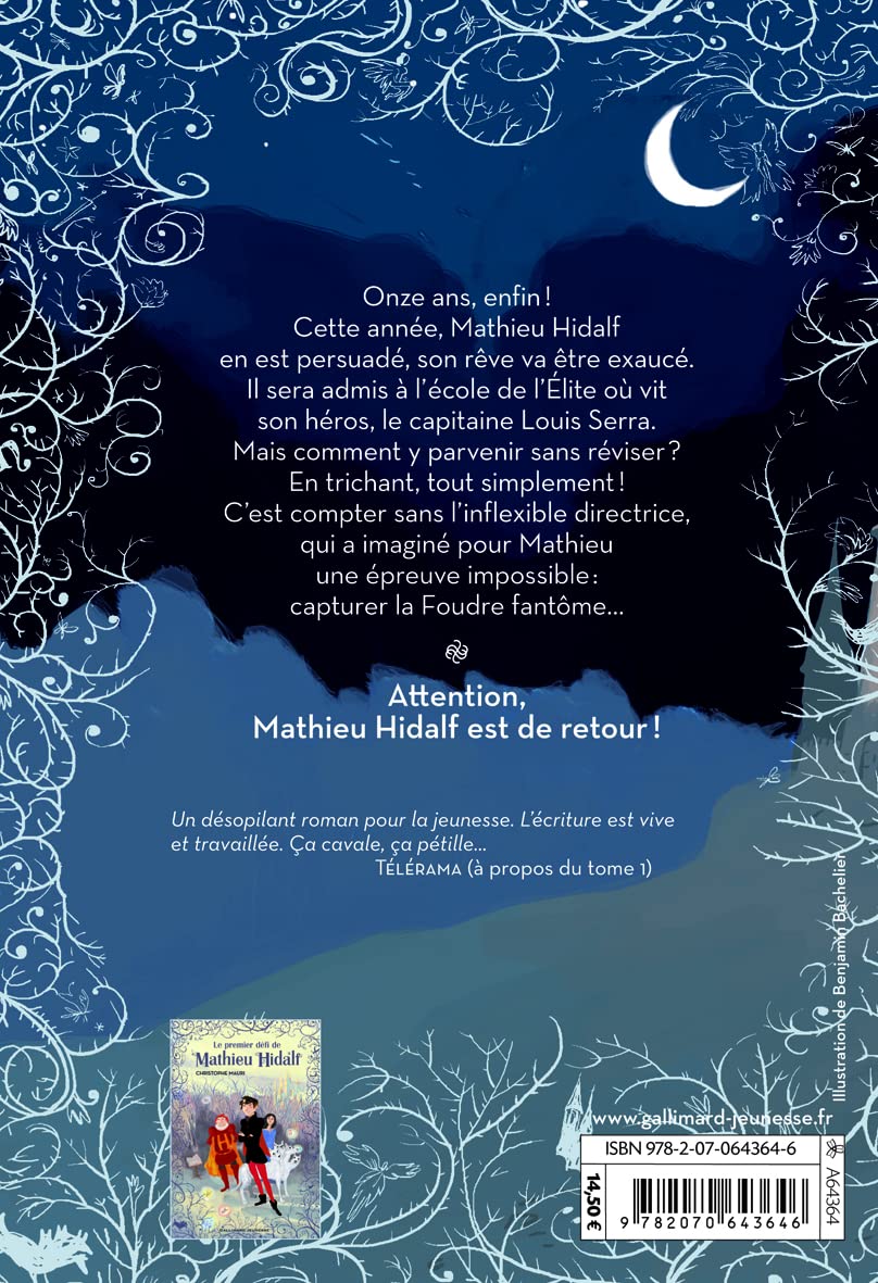Livre Mathieu Hidalf et la foudre fantôme - Christophe Mauri (Livre d'occasion) - ISBN 2070643646