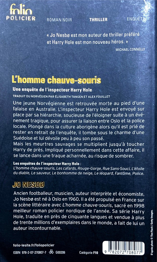 Livre L'homme chauve-souris - Jo Nesbø (Livre d'occasion)