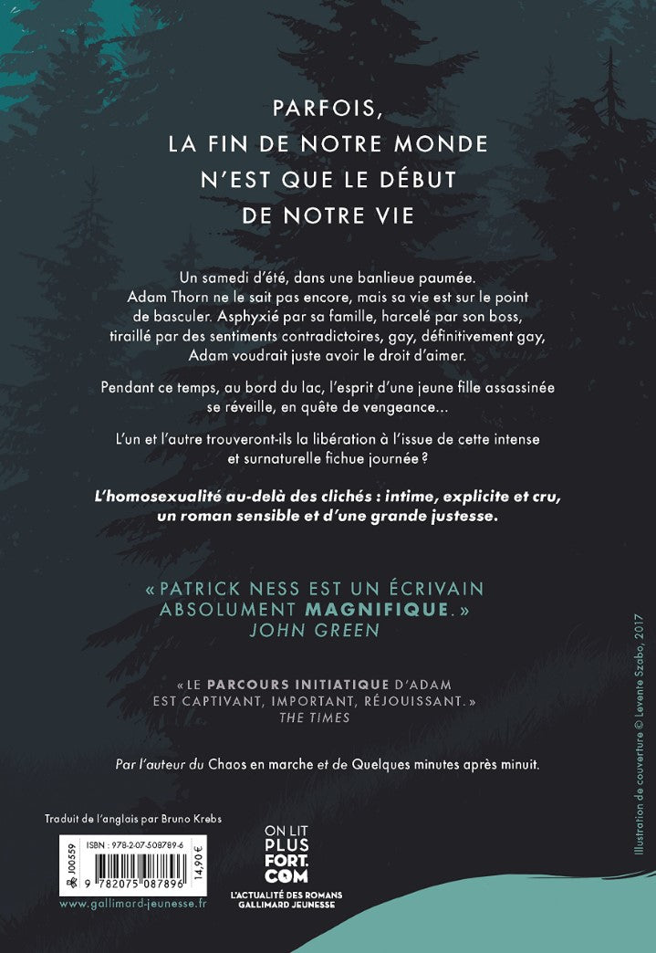 Livre Libération - Patrick Ness (Livre d'occasion) - ISBN 207508789X