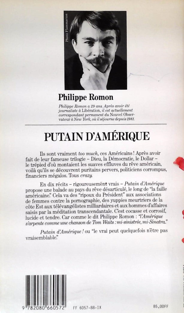 Livre Putain d'Amérique - Philippe Romon (Livre d'occasion) - ISBN 2080660578