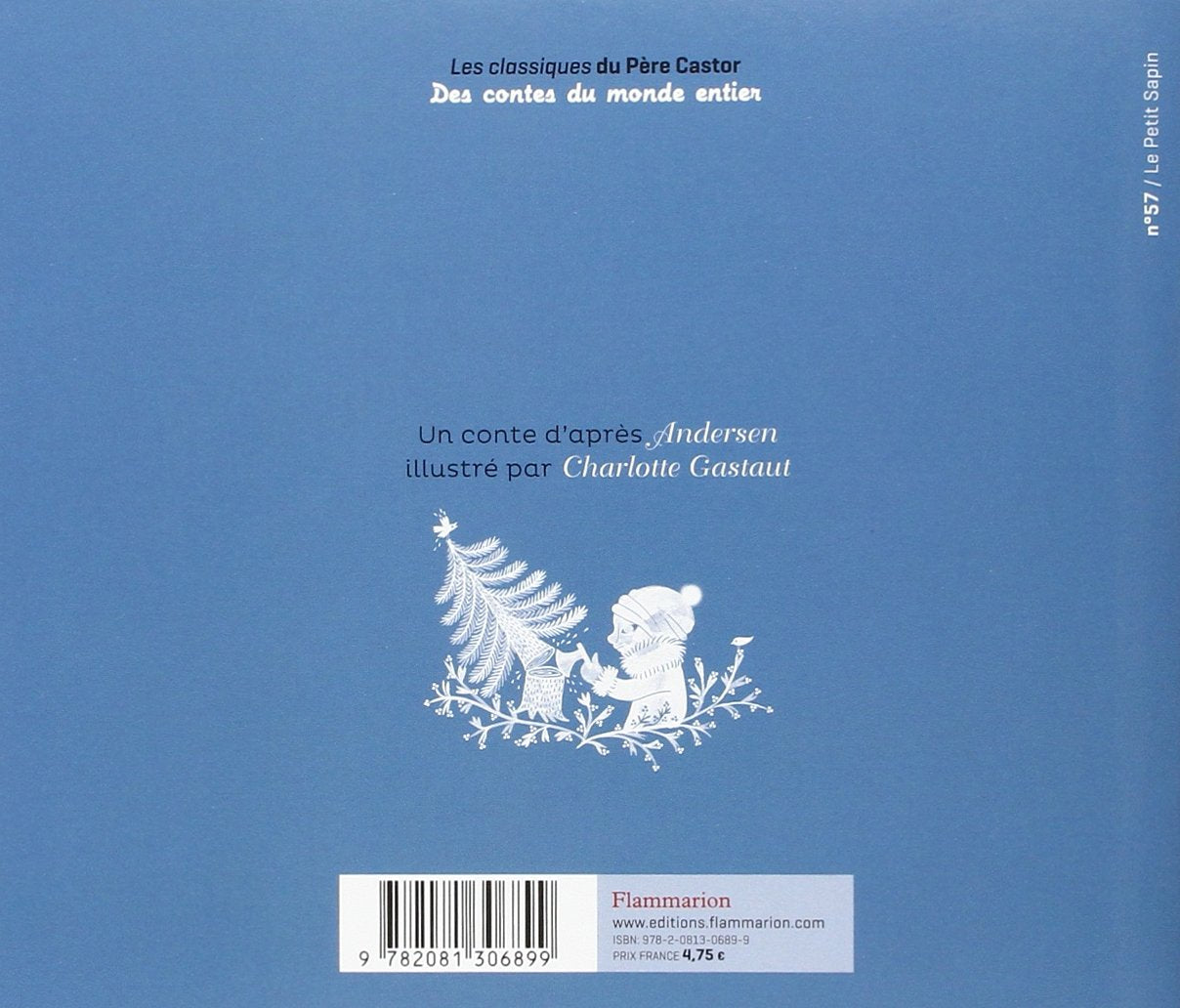 Livre Le petit sapin - Hans Christian Andersen (Livre d'occasion) - ISBN 2081306891