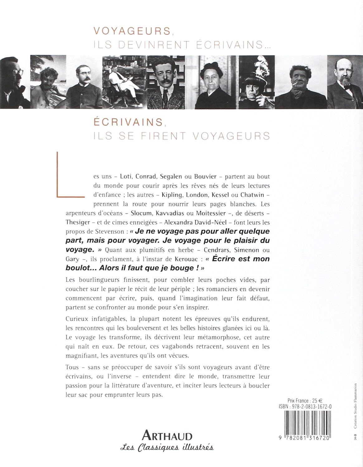 Livre Écrivains Voyageurs : Ces vagabonds qui disent le monde - Laurent Maréchaux (Livre d'occasion)