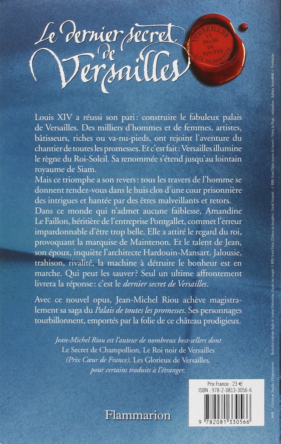 Le dernier secret de Versailles # 4 : Le palais de toutes les promesses (Jean-Michel Riou)