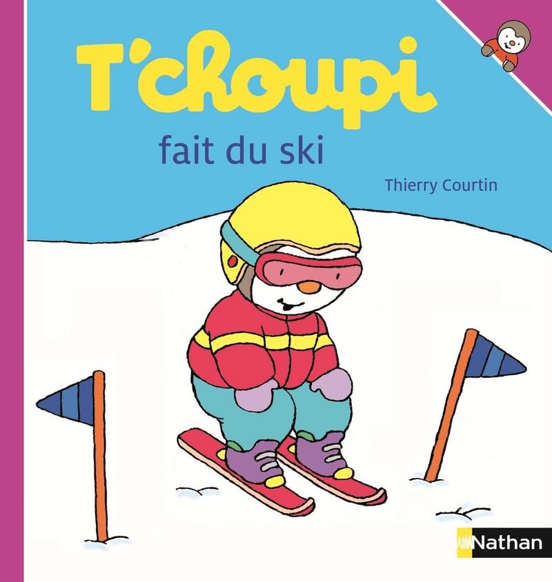 Livre T'choupi fait du ski - Thierry Courtin (Livre d'occasion) - ISBN 2092560077