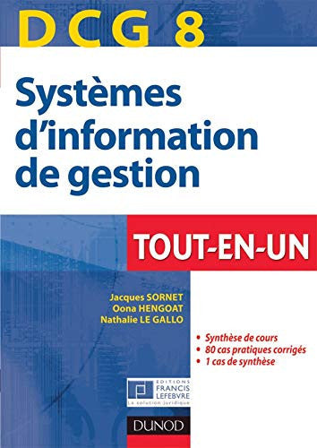 Livre Dcg 8 systèmes d'information de gestion (Oona Hengoat / Nathalie Le Gallo / Jacques...