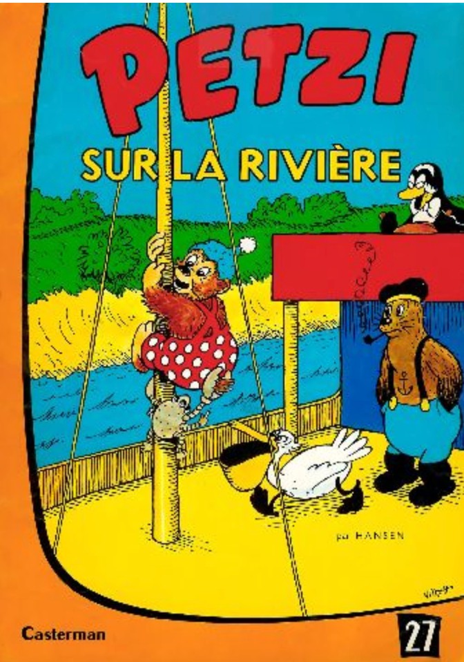 Livre Petzi sur la rivière (Carla Hansen) (Livre d'occasion) - ISBN 2203301279