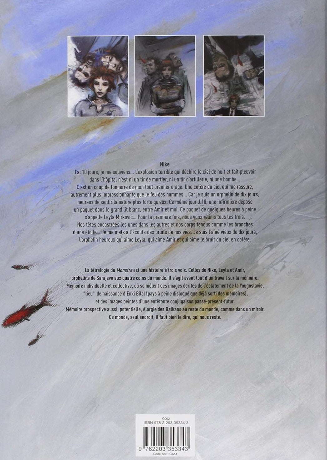 Livre Le sommeil du monstre : Premier acte - Enki Bilal (Livre d'occasion) - ISBN 2203353341