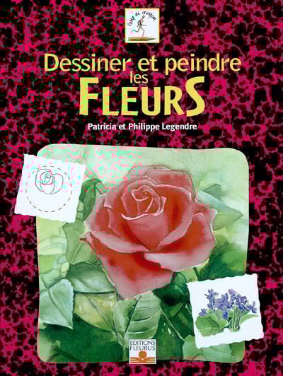 Livre Dessiner et peindre les fleurs - Patricia Legendre (Livre d'occasion) - ISBN 2215076658
