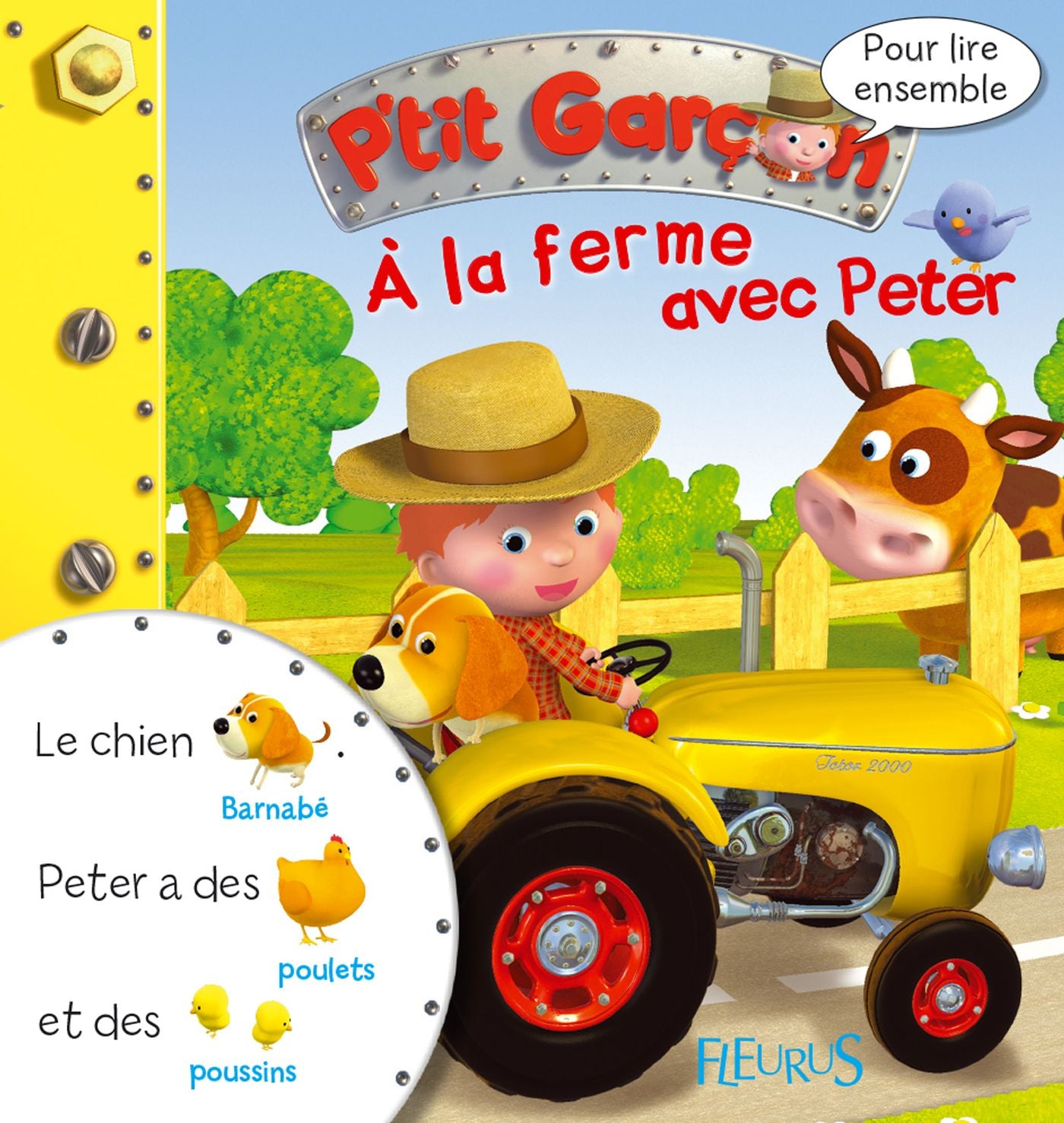 Livre À la ferme avec Peter - Emilie Beaumont (Livre d'occasion)