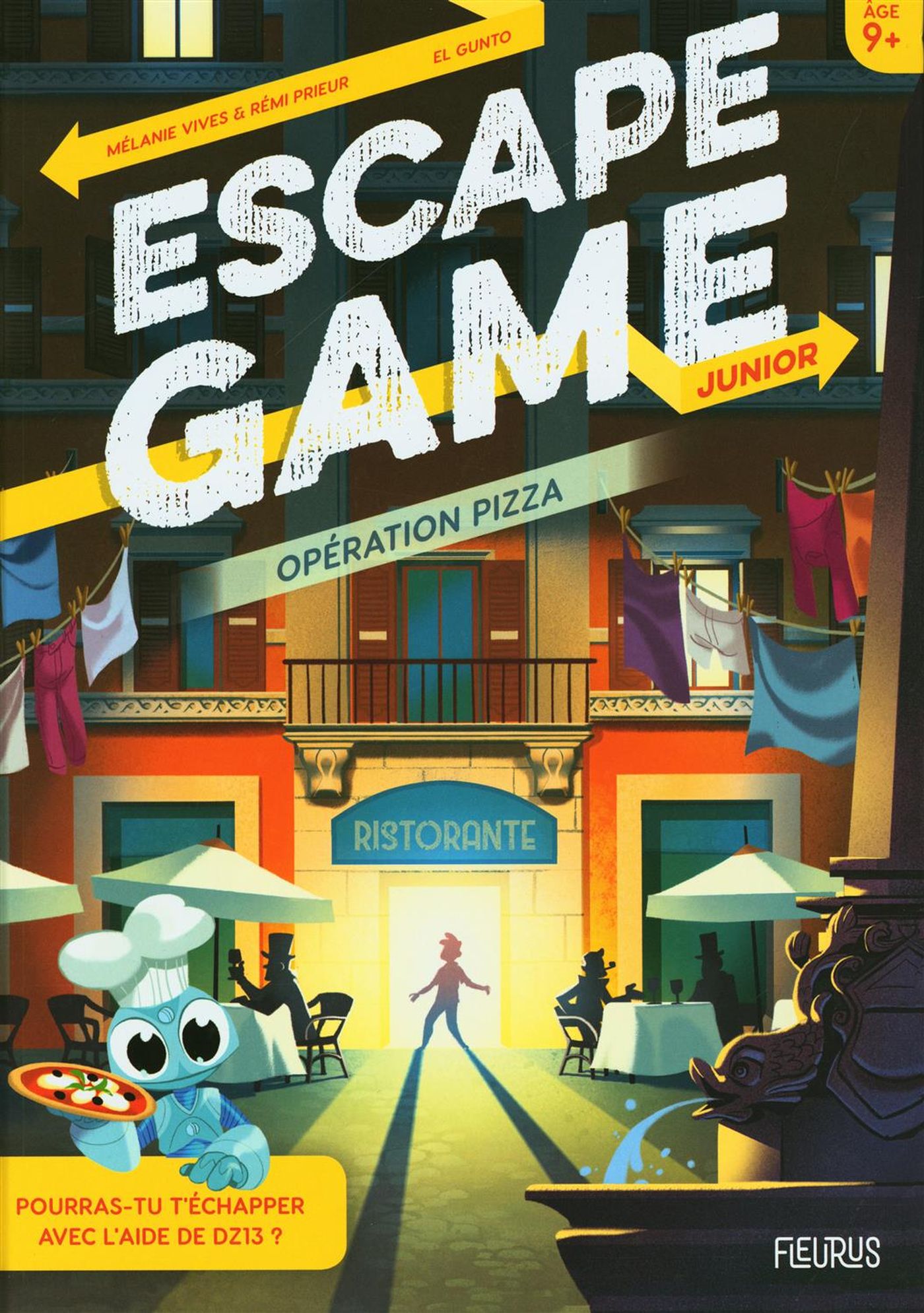 Livre Escape Game - Opération pizza - Rémi Prieur (Livre neuf)