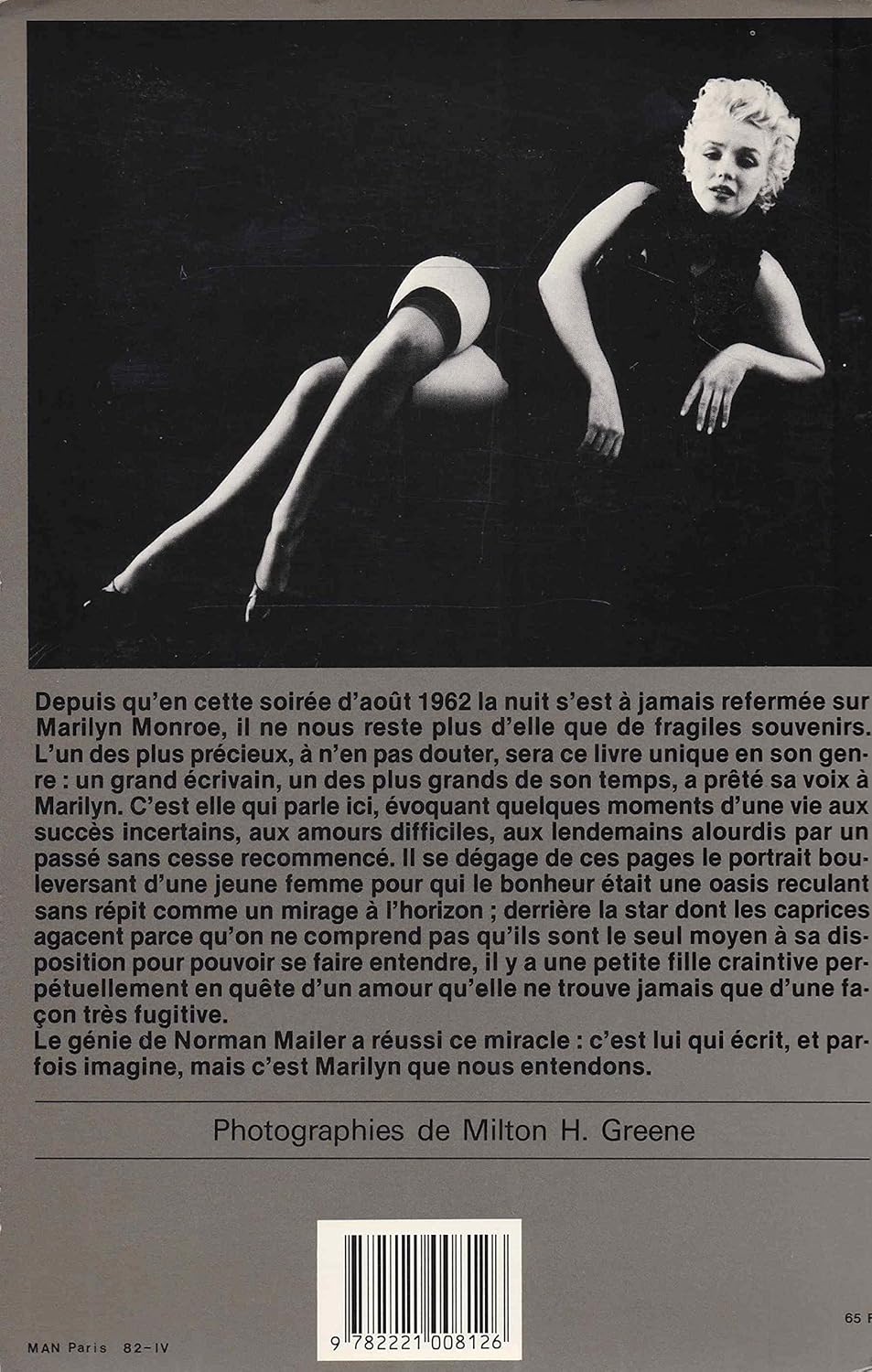 Livre Mémoires imaginaires de Marilyn - Norman Mailer (Livre d'occasion) - ISBN 222100812X