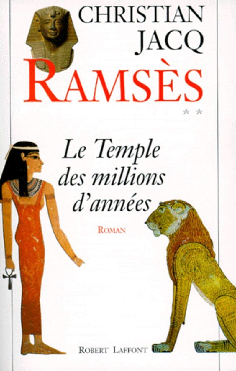 Livre Le temple des millions d'années - Christian Jacq (Livre d'occasion) - ISBN 2221081544