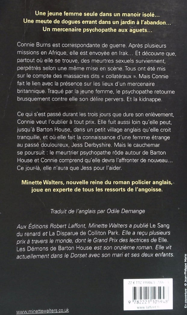 Livre Les démons de Barton House - Minette Walters (Livre d'occasion) - ISBN 222110594X
