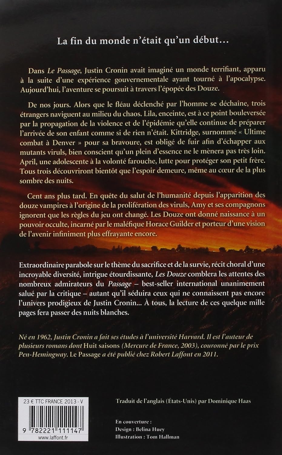 Livre Les douze - Justin Cronin (Livre d'occasion) - ISBN 2221111141