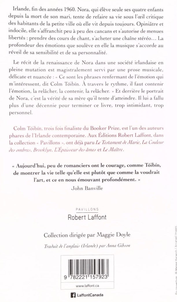 Livre Nora Webster - Colm Tóibín (Livre d'occasion) - ISBN 2221157923
