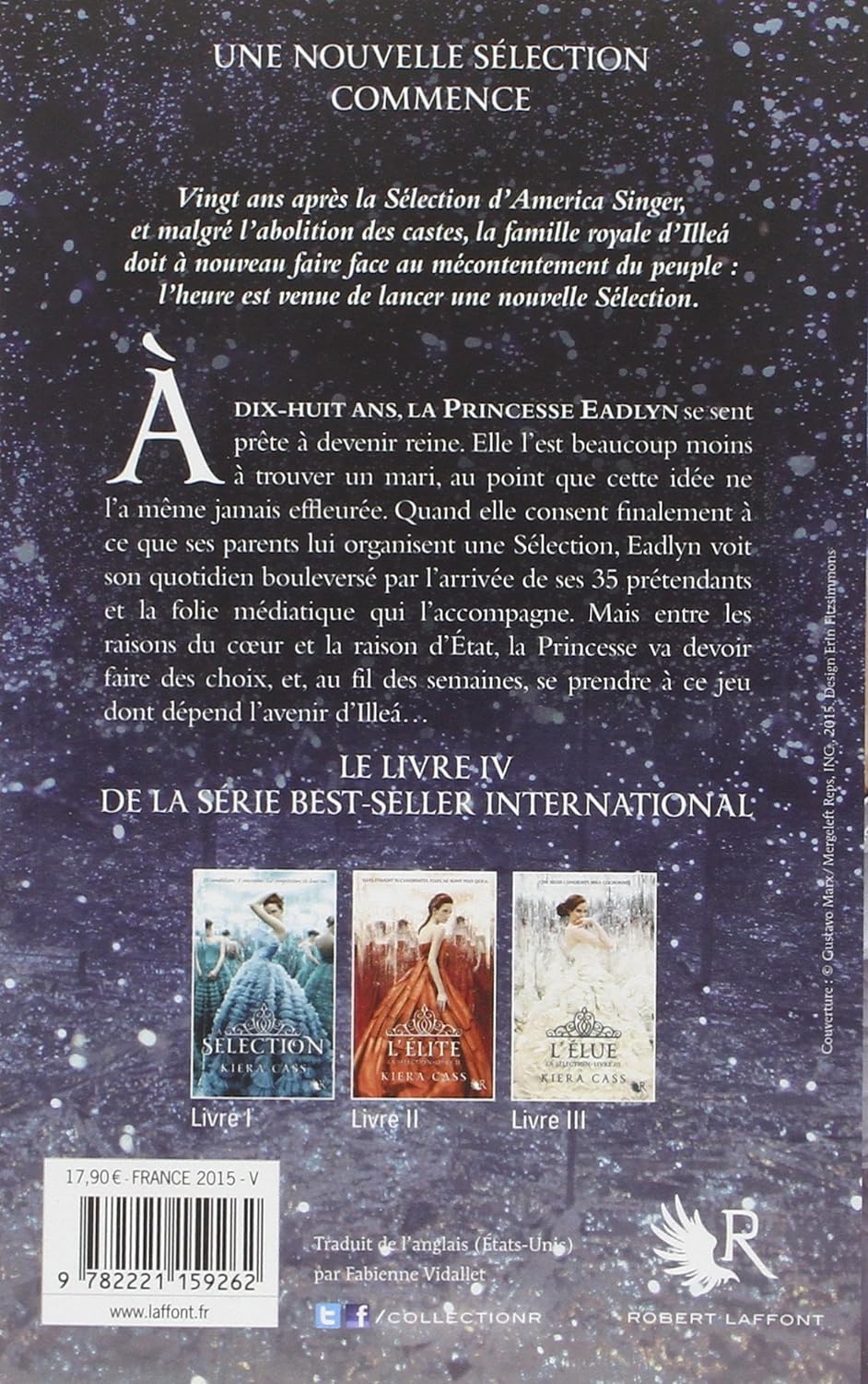 Livre L'héritière - Kiera Cass (Livre d'occasion) - ISBN 2221159268