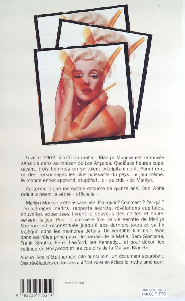 Livre Marilyn Monroe : Enquête sur un assassinat - Don Wolfe (Livre d'occasion) - ISBN 2226105212