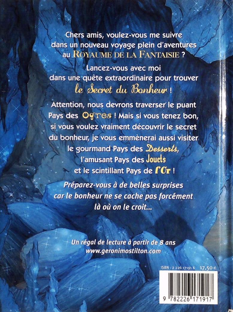 Livre Le royaume du bonheur - Geronimo Stilton (Livre d'occasion) - ISBN 2226171916