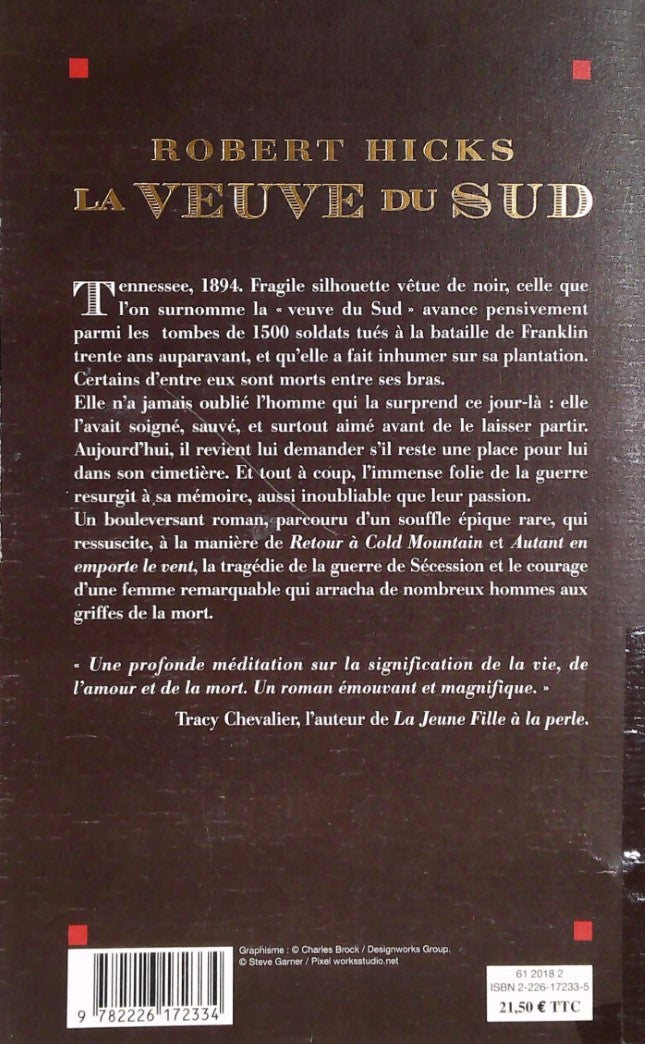 Livre La veuve du sud - Robert Hicks (Livre d'occasion) - ISBN 2226172335