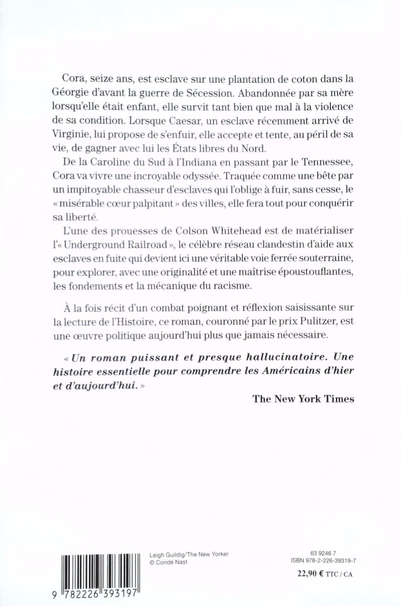 Livre Underground Railroad - Colson Whitehead (Livre neuf)