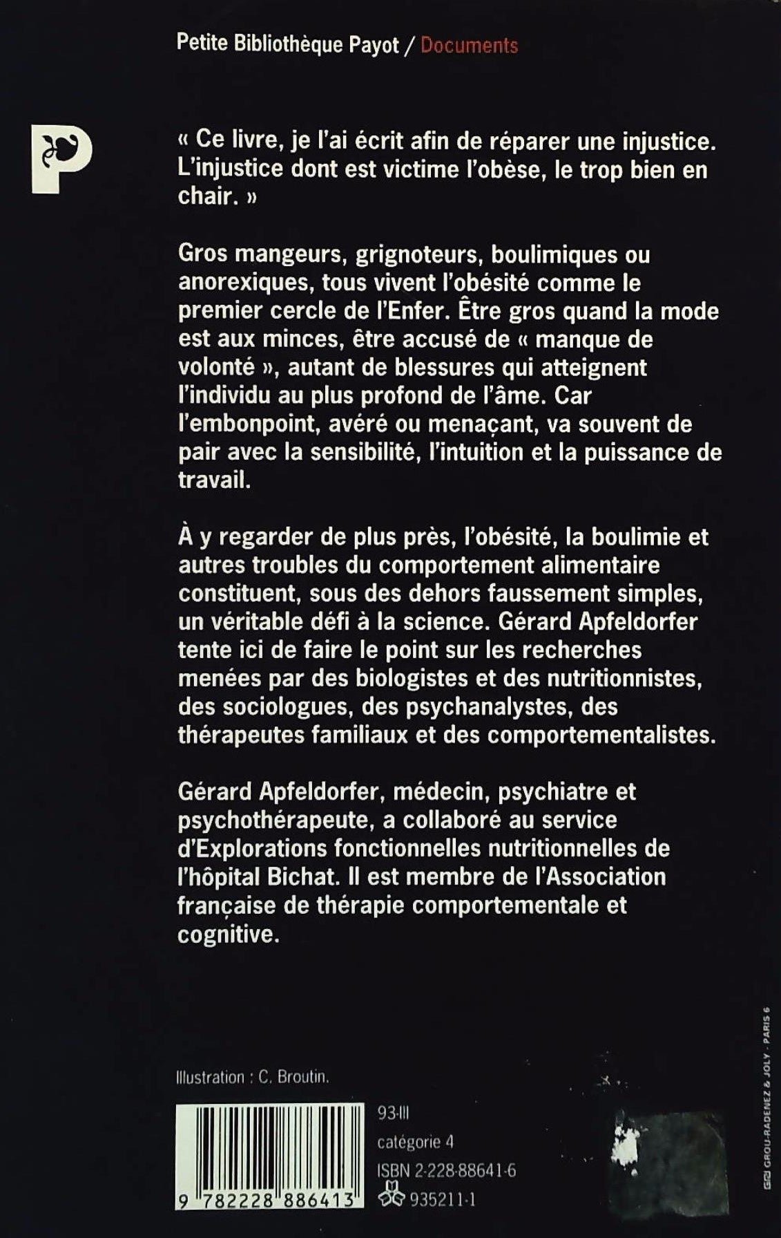 Livre Je mange donc je suis : Surpoids et troubles du comportement alimentaire - Gérard Apfeldorf...