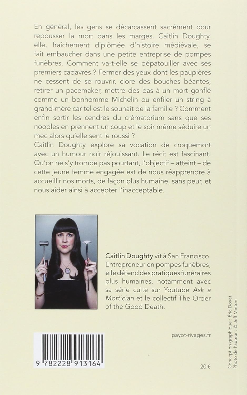 Livre Chroniques de mon crématorium - Caitlin Doughty (Livre d'occasion) - ISBN 2228913162