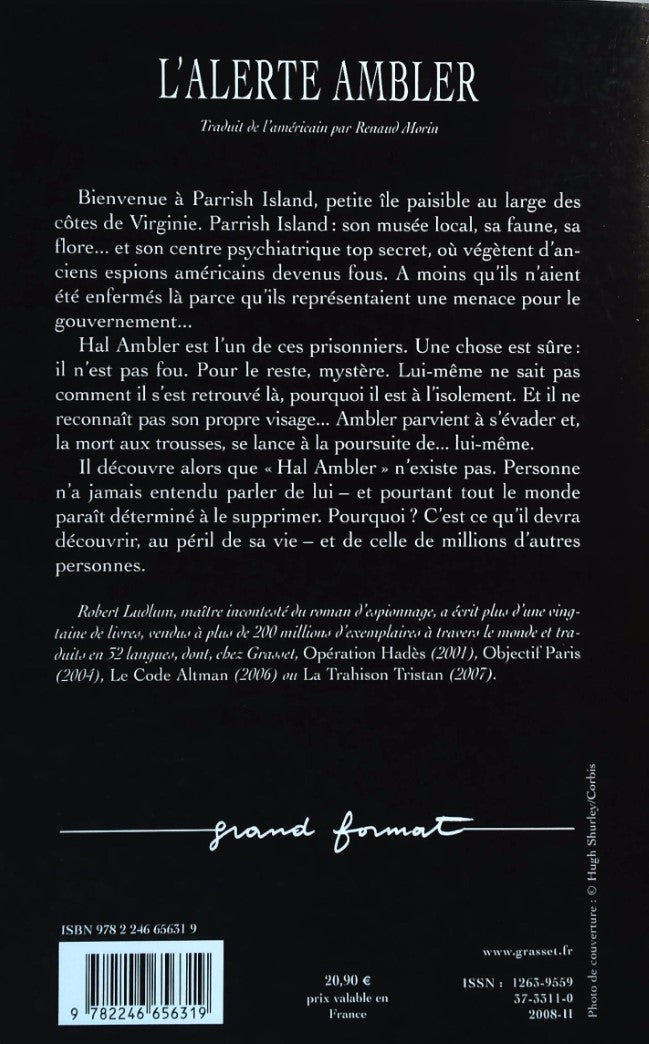 Livre L'alerte ambler (Robert Ludlum) (Livre d'occasion) - ISBN 2246656311