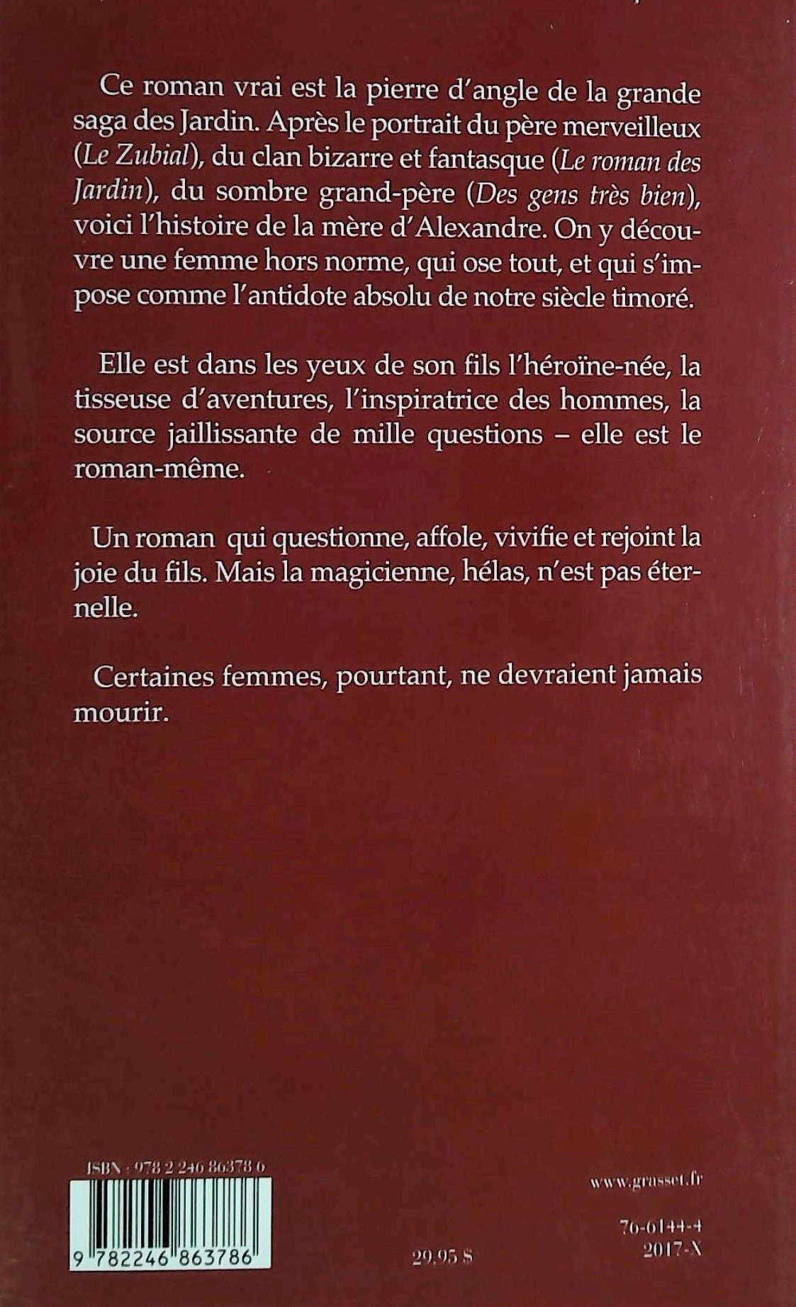 Livre Ma mère avait raison (Alexandre Jardin) (Livre d'occasion) - ISBN 2246863783