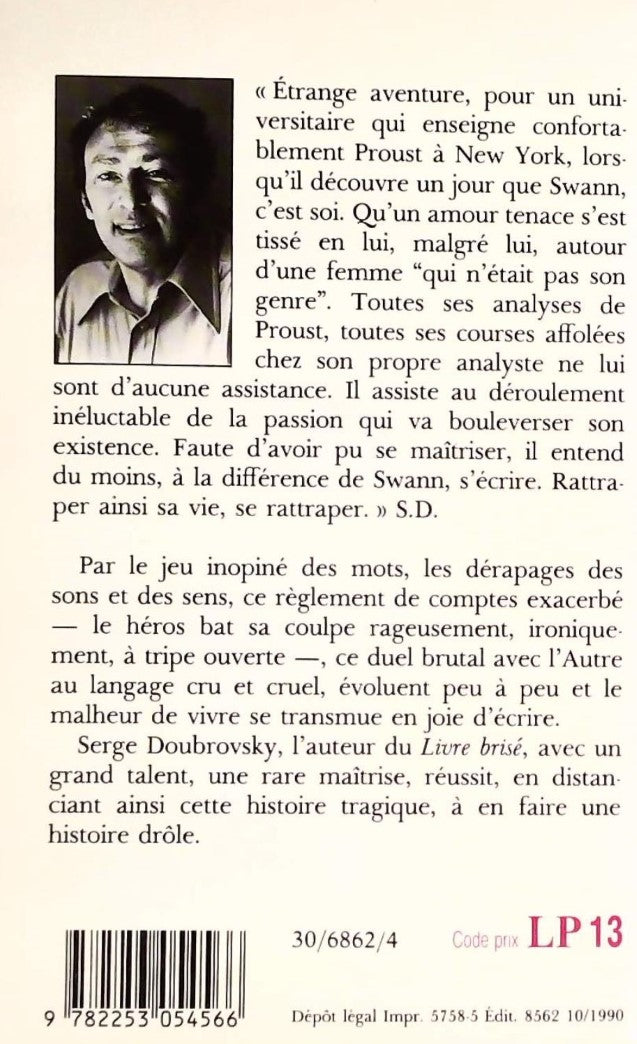 Livre Un amour de soi - Serge Doubrovsky (Livre d'occasion) - ISBN 2253054569