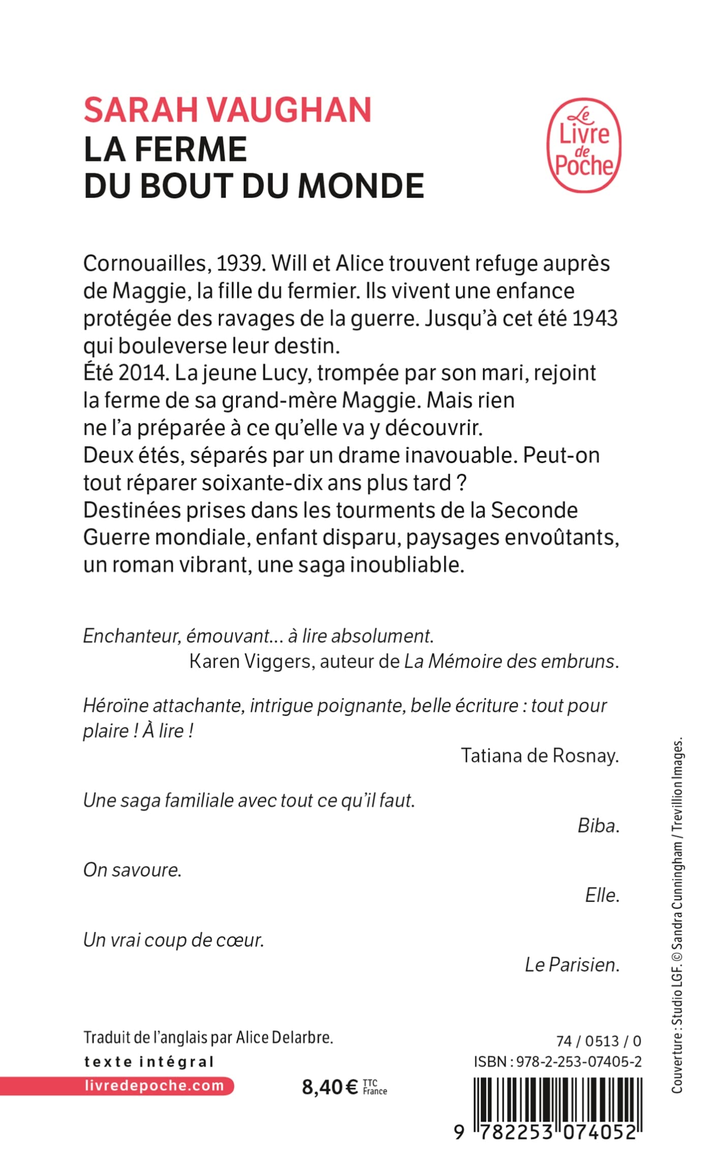 Livre La ferme du bout du monde (Sarah Vaughan) (Livre d'occasion) - ISBN 2253074055
