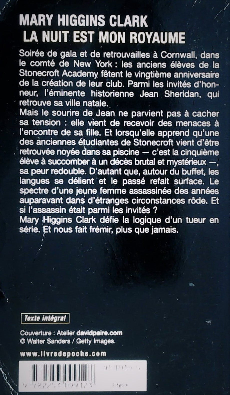 Livre La nuit est mon royaume - Mary Higgins Clark (Livre d'occasion) - ISBN 2253099120