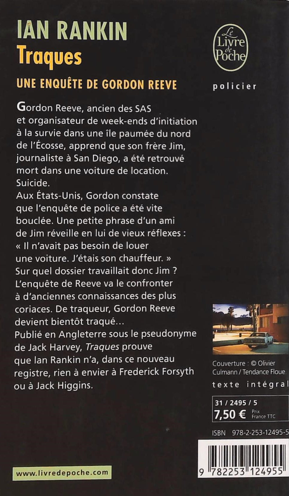 Livre Traques : Une enquête de Gordon Reeve (Ian Rankin) (Livre d'occasion) - ISBN 2253124958